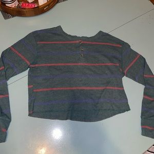 medium me to we henley top. perfect for winter layering.